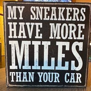 Black and White Decorative Sign